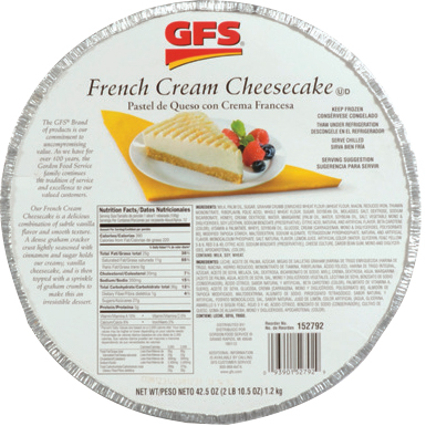 French Cream Cheesecake