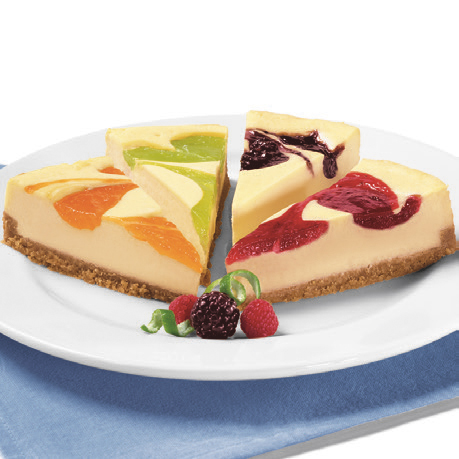 Assorted Fruit Cheescakes