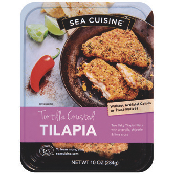 Sea Cuisine Tortilla Crusted Tilapia