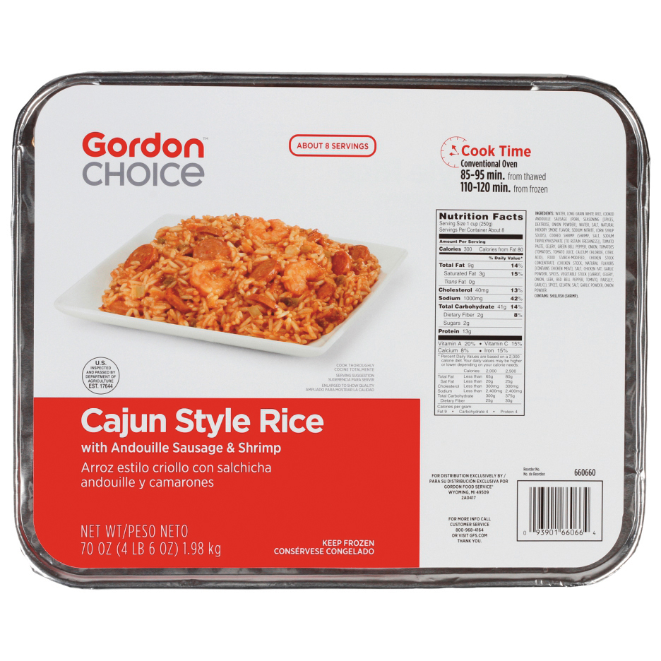 Cajun-Style Rice, with Andouille Sausage & Shrimp