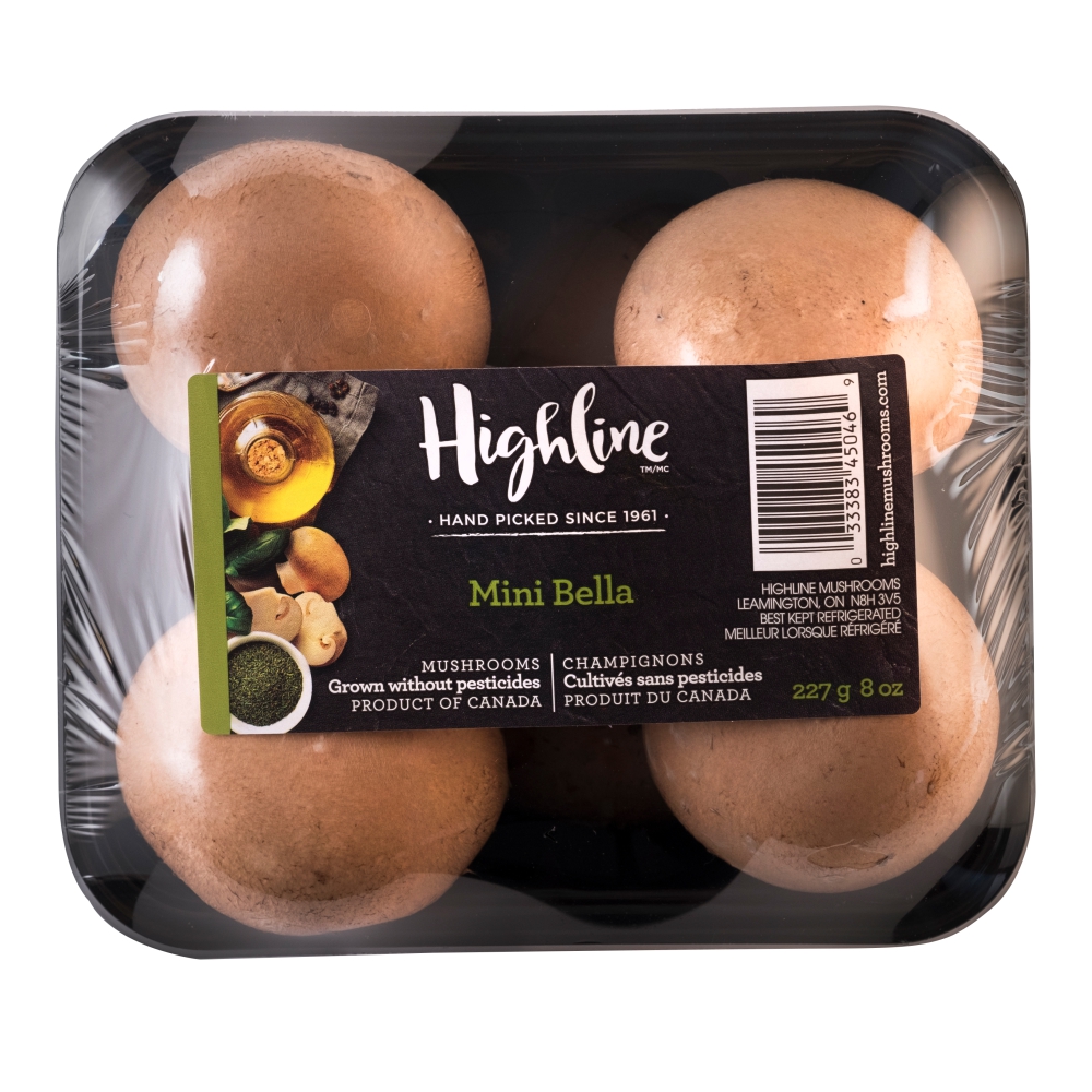 Whole Portobella Mushrooms | Packaged