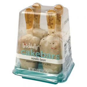 Vanilla Bean Cake Bars | Packaged