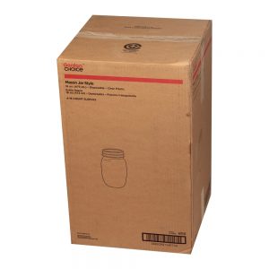 Mason Jar Plas 16-16oz | Corrugated Box
