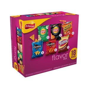 Flavor Mix Potato Chips | Corrugated Box