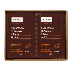 Peanut Butter Chocolate RX Bars | Packaged