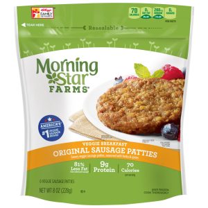 Plant Base Sausage Patties | Packaged