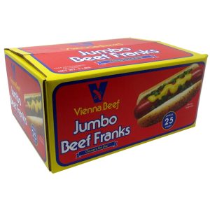 Jumbo Beef Franks | Corrugated Box