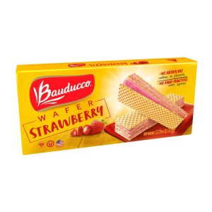 Bauducco Strawberry Wafers | Packaged