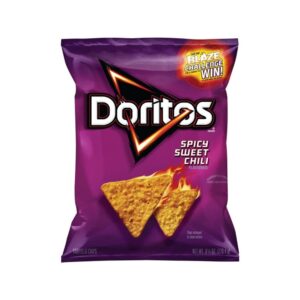 Family Size Sweet & Spicy Chili Flavored Tortilla Chips | Packaged