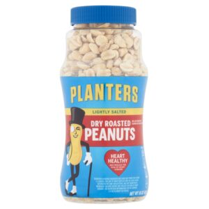 Planters L/Salt Dry Roasted Peanuts 16oz | Packaged