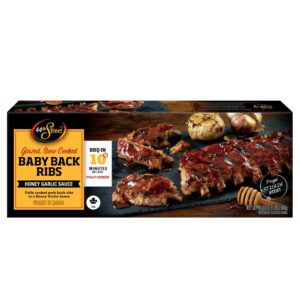 Honey Garlic Cooked Pork Rib Back | Packaged