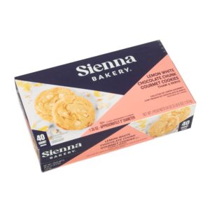 Lemon White Chocolate Chunk Cookies | Packaged