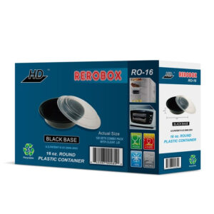 Rero Round Plastic Containers 16 oz