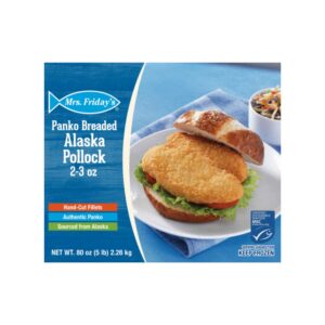 Mrs. Fridays Panko Breaded Alaska Polloc | Packaged