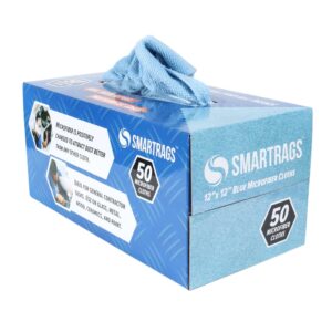 Wiper Worx Blue Microfiber Cloths 50ct | Styled