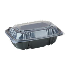 CONT PLAS 1CMPT 6X9 HNGD BLK 2-70CT | Raw Item