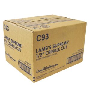 1/2″ Crinkle Cut Premium Potatoes | Corrugated Box