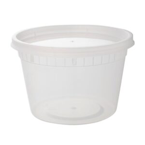 CONT PLAS DELI CLR W/LID 16Z 240CT | Raw Item