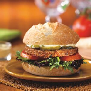 Veggie Garden Burgers | Styled