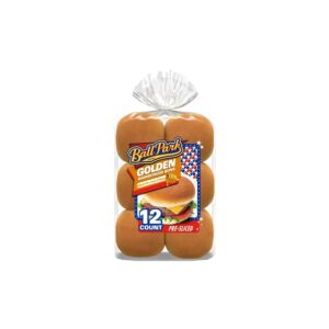 Golden Hamburger Buns | Packaged