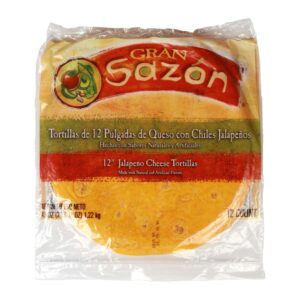 Cheese & Jalapeño Tortillas | Packaged