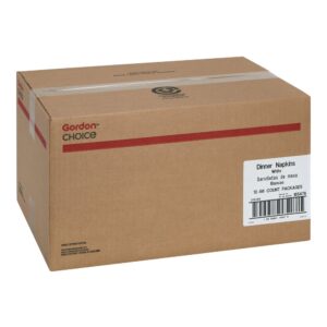 White Dinner Napkins | Corrugated Box