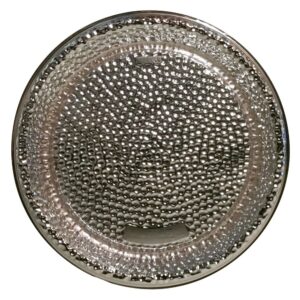 12″ Round Plastic Silver Platter | Raw Item
