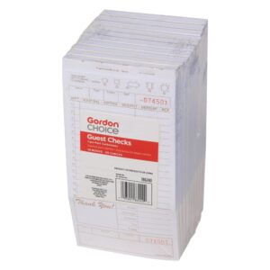 Guest Check Books | Packaged