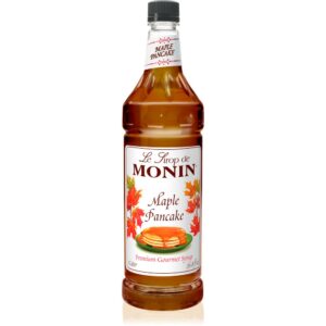 SYRUP MAPLE PANCAKE PLAS 1LTR MONIN | Packaged