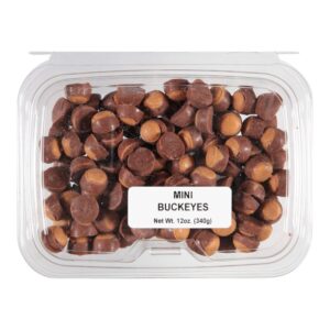 Mini Chocolate Buckeyes | Packaged