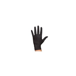 GLOVE NITRILE THN LRG PWDF BLK 10-100 | Styled