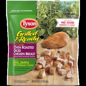 Oven Roasted Seasoned Diced Chicken | Packaged