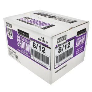 SHRIMP 8/12 P&D RAW TON IQF BLK TIGER | Corrugated Box