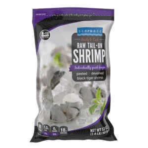 SHRIMP 8/12 P&D RAW TON IQF BLK TIGER | Packaged