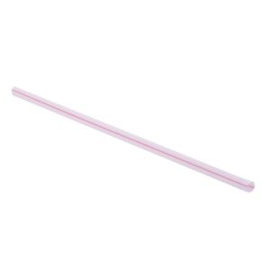 Giant White with Red Stripe Straws | Raw Item