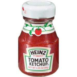 Room Service Ketchup Bottles | Packaged