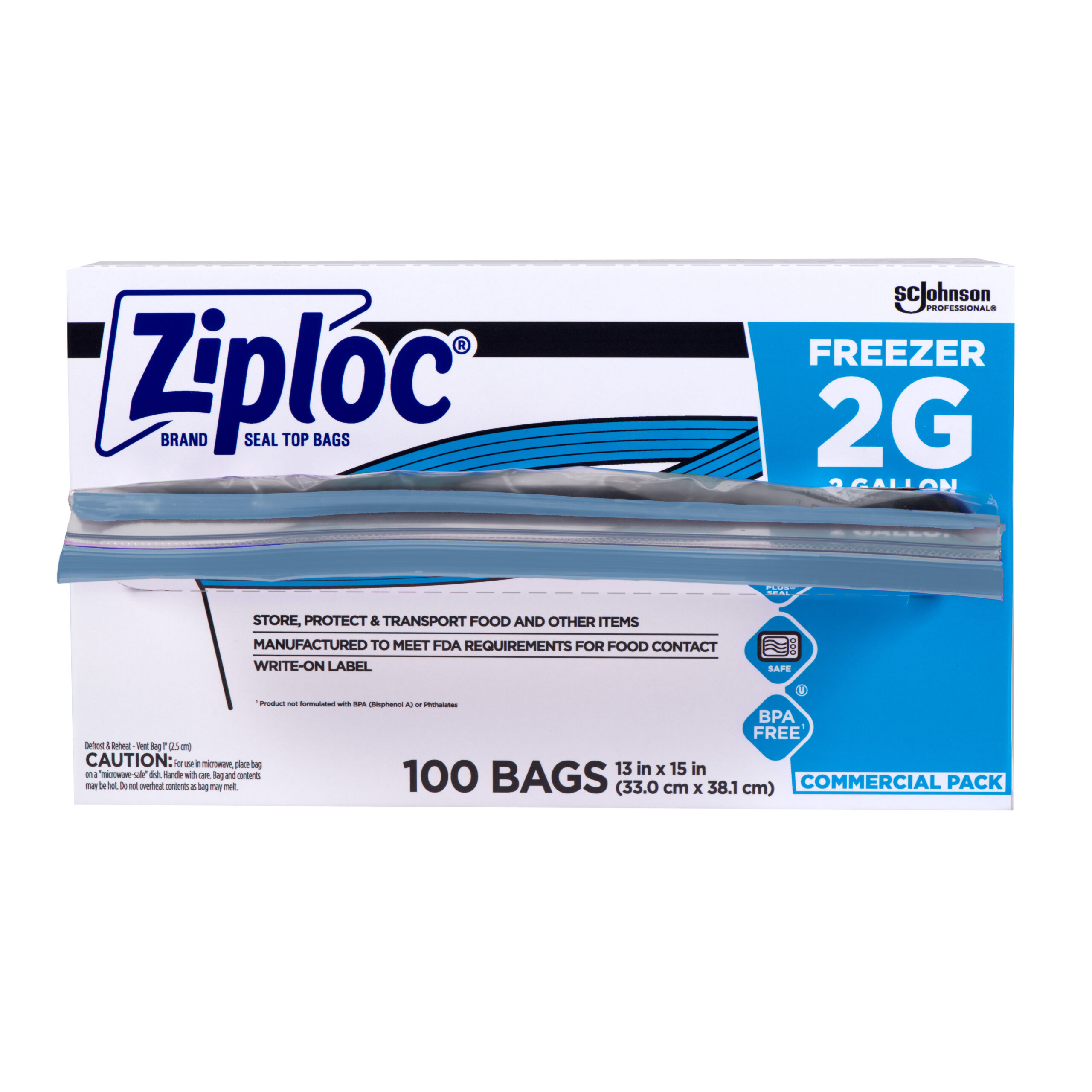 Ziploc 2 Gallon Freezer Bags
