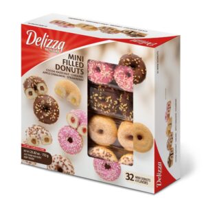 Delizza Mini Filled Donuts 32ct | Packaged