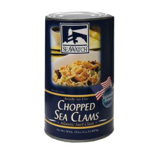 Clams Sea Chopped, MSC | Packaged