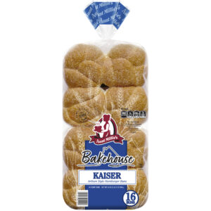 Aunt Millie's Bakehouse Kaiser Hamburger Buns | Packaged