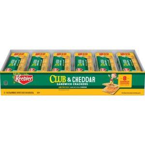 Club & Cheddar Sandwich Crackers | Styled