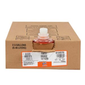 BIB SYRUP ORANGE FANTA 1-2.5GAL | Packaged