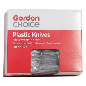 Clear Plastic Knives | Packaged