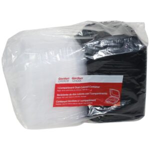 1-Compartment Dual Colored Container | Packaged