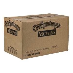 Individually Wrapped Variety Pack Muffins | Corrugated Box