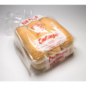 White 8″ Sub Bun | Styled