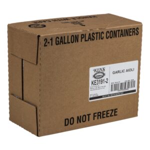 KEN’S SAUCE GARL AIOLI 1GAL | Corrugated Box