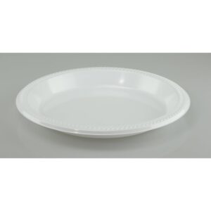 9″ White Plastic Plates | Styled