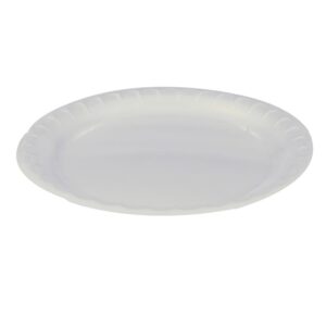 10.25″ White Foam Plates | Raw Item