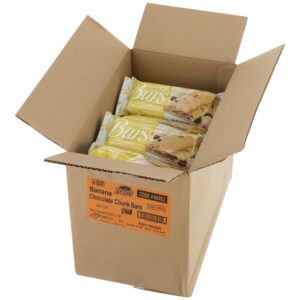 Banana Chocolate Chunk Breakfast Bars | Packaged